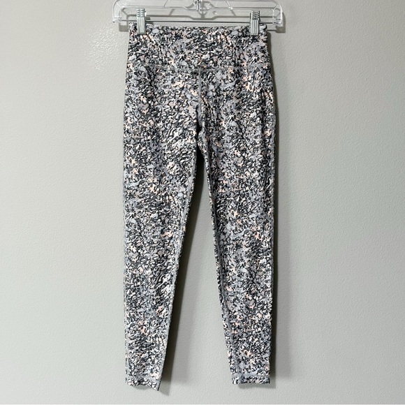 Sweaty Betty All Day Contour 7/8 Length Athletic Leggings Grey Pebble Print XXS - Picture 4 of 12